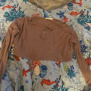 Hearts & Hips long sleeved crop